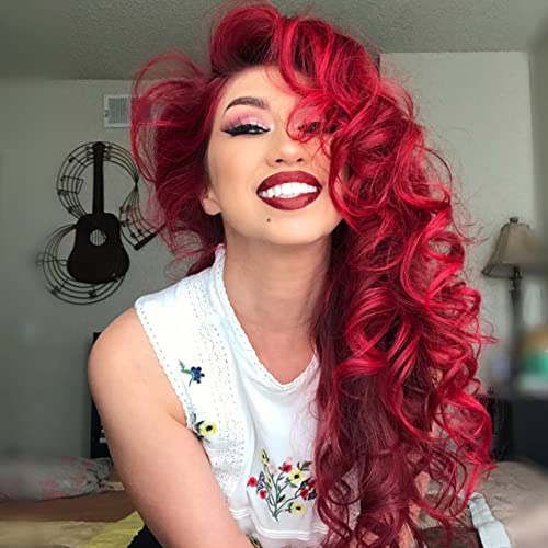 MANIC PANIC Classic Vampire Red Semi Permanent Hair Color - Deep Blood Red Hair Dye for Women & Men That Lasts 4-6 Weeks - Vegan, Ammonia & Cruelty-Free - Create & Mix Custom Shades (4oz / 2pk)