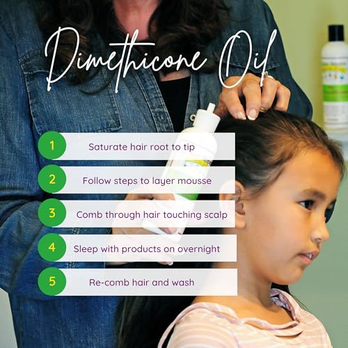 My Hair Helpers Unscented Dimethicone Oil Lice Treatment, 8 fl Ounces 8 Fl Oz
