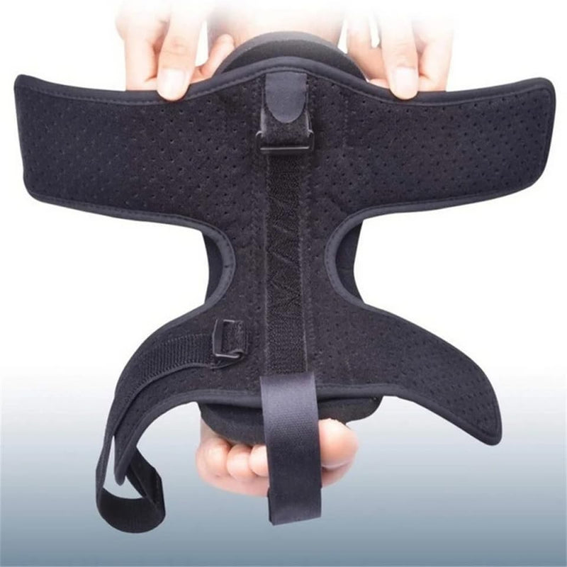 Night Splint - Plantar Fasciitis Night Splint with Foam Pad & Detachable Aluminum Bar, Drop Foot Brace for Walking, Achilles Tendonitis Brace, Foot Stretcher for Heel Spur Relief