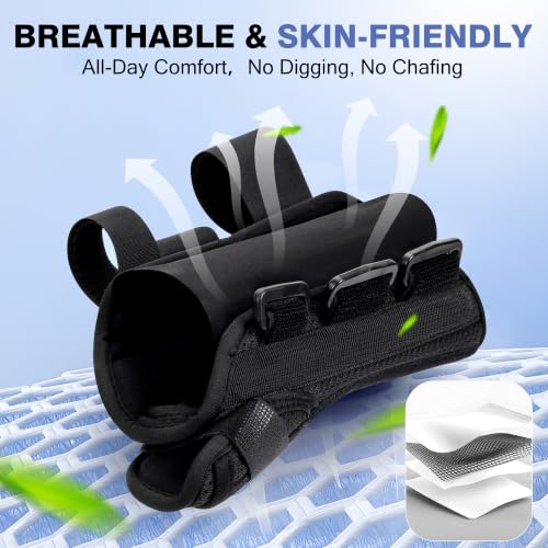 kefit Thumb Brace Thumb Spica Splint for Arthritis, De Quervain's Tenosynovitis, Tendinitis & Trigger Thumb Pain Relief, Breathable Lightweight, Night Support Stabilizer for Right Hand, Large
