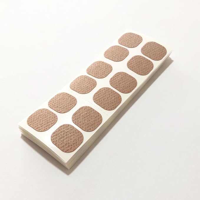 Seiwa Sangyo Value Replacement Seals, 12 Sheets, 20 Sheets, For Magnetic Therapeutic Devices (Case Included) (For Particle Diameter 0.3 inches (8 mm) (Hole Diameter: 0.3 inches (9.5 mm), Pink Ochre, Made in Japan, Bath OK - BeesActive Australia
