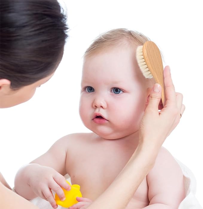 2pcs Baby Hair Brush, Baby Brush, Newborn, Infant, Baby, Hair Brush, Hair Brush, Smooth Hair Brush, Baby Hair Brush, Baby Hair Brush, Baby Hair Brush, Baby Hair Brush, Baby Hair Cloth, Baby Shower Gift (Style1) - BeesActive Australia