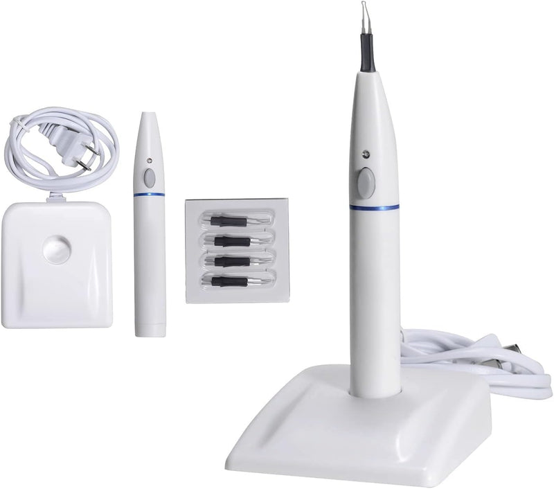 White US Dental Gutta Percha Heated Pen with 4 Tips for Endo Obturation System