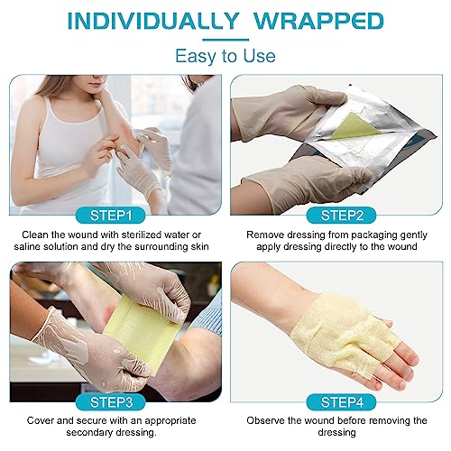 Xeroform Petrolatum Dressing Non-Adherent Occlusive Fine Mesh Gauze Pad, Gentle Patch for Burns, Laceration, Surgical Incisions & Skin Grafts (4"x4" Pack of 25) 4"x4" pack of 25