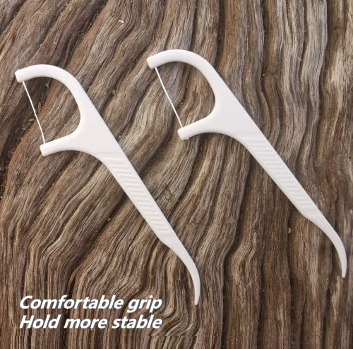 Automatic Pop Up Floss Sticks Holder and 4 Box 0.002in Soft Fine Floss, A Good Waterproof Storage Box for Floss Picks, Flossers for Adults Dispenser for Dining Table, Bathroom and Office 288