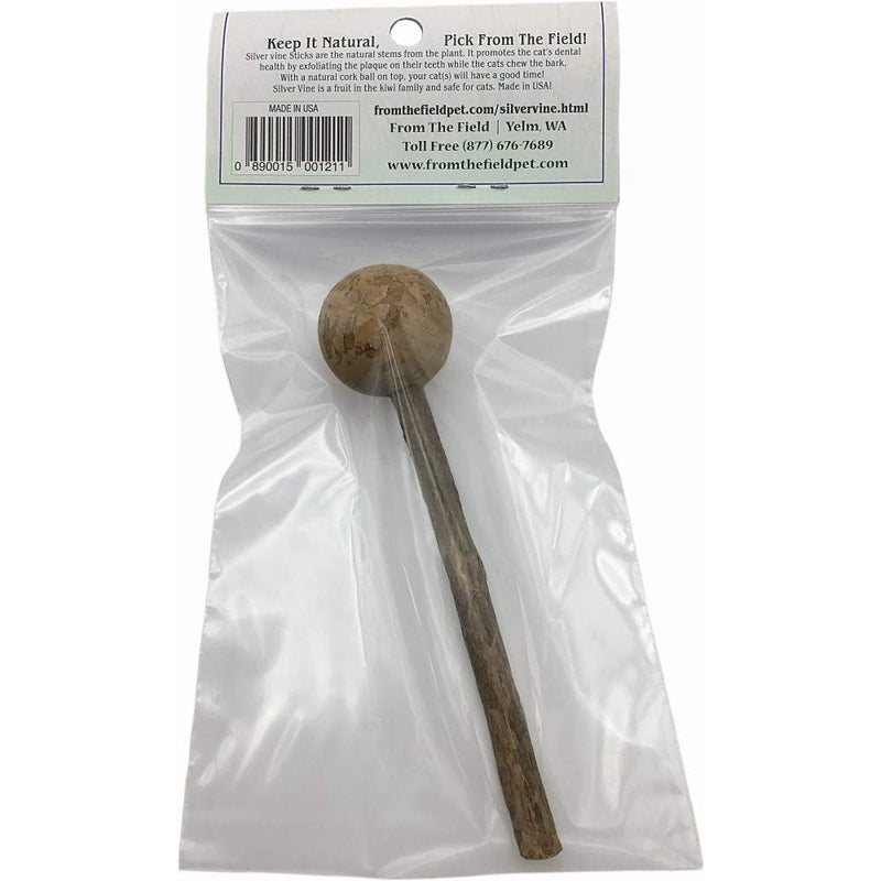 From The Field Silver Vine Sticks for Cats | Natural Dental Chew & Catnip Alternative | Ultimate Blend Marinated for Maximum Potency | Helps Clean Teeth & Promote Play | USA-Made (1 Count) 1 Count