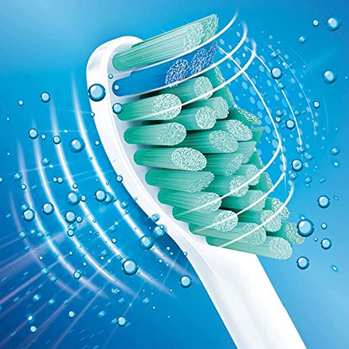 Philips Genuine Sonicare Pro Results Brush Heads, White, Pack of 4 - HX6014/07 4 Count (Pack of 1)