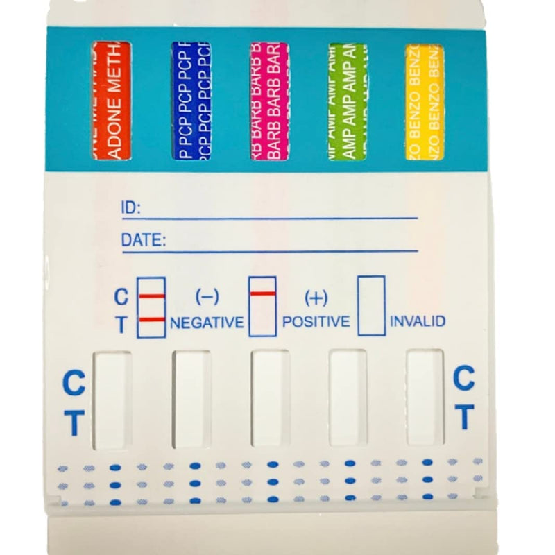 10 Panel Dip Drug Testing Kit, Test for 10 Different Drugs. (1) - BeesActive Australia