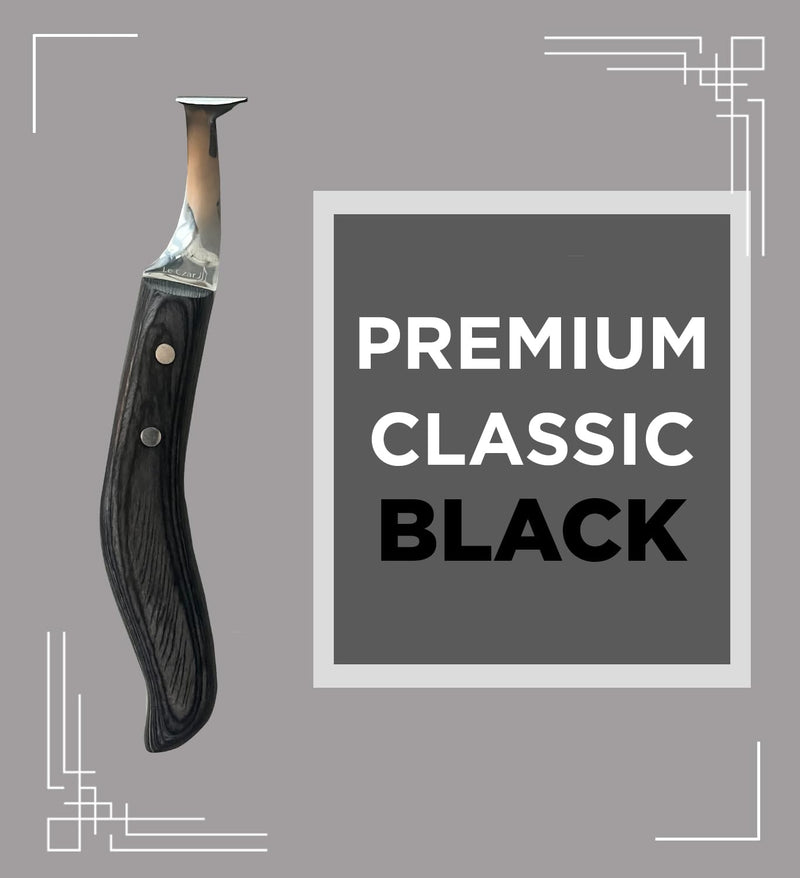 Super Sharp Hoof Knife - Hoof Knife with Wooden Handle, Horse Shoe Hoofing Made Easy with Hoof Trimming Knife with Special Colored Wooden Handle - BeesActive Australia