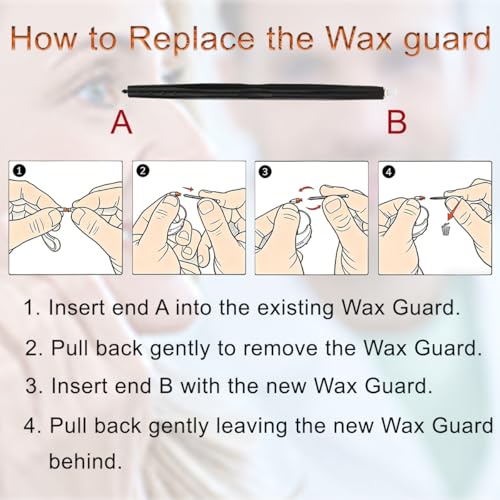for GN Hearing Wax Guard PN 20439700 Filters, 1.3mm,5Pack (40 Filters) Package Quantity：40