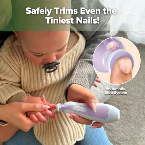 haakaa Baby Nail Trimmer -Lavender & haakaa 360° Baby Toothbrush -Lavender