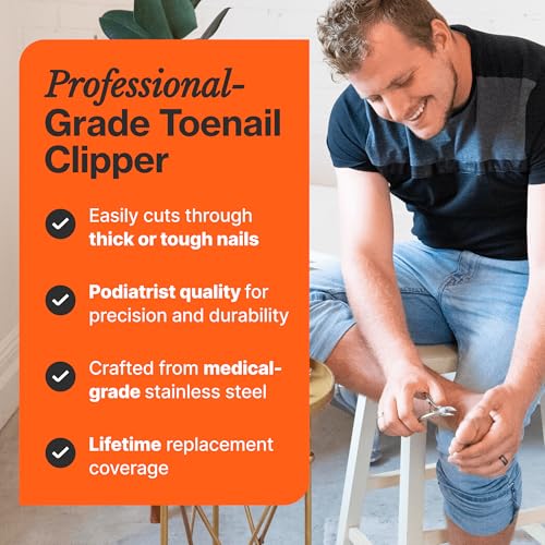 Fox Medical Equipment Professional Toenail Clippers for Thick Toenails