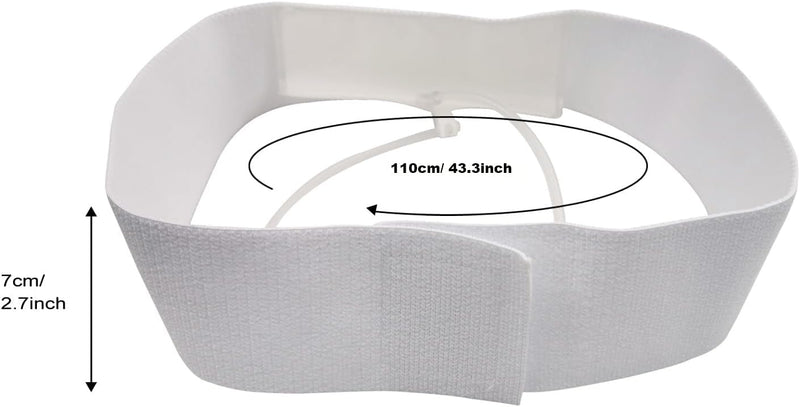 Urine Test Kit, 43" Concealed Urine Storage Belt with Catheter, Portable Urine Test Bags for Men Used for Hospitals, Emergency and Travel White Large