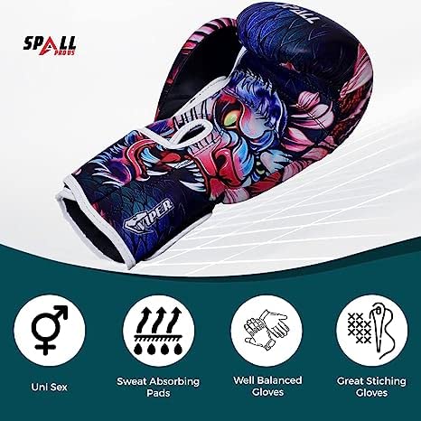 Boxing Gloves for Kids, Men & Women - Pro Training Sparring Punching Gloves - Muay Thai MMA, Kickboxing Heavy Bag Workout Leather Boxing Gloves (Multi, 6OZ)