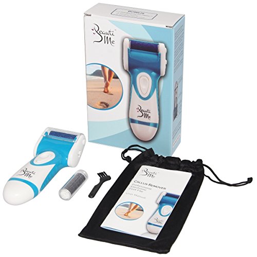 Callus Remover Professional Electronic Pedicure Foot File - Remove Hard Callused Dead and Cracked Skin (Blue) 1 Count (Pack of 1)