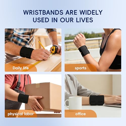 Wrist Brace for Men & Women – Provide Support for Sports, Work, Daily Activities& Wrist Strains Relief – Adjustable Support for Tendonitis, Carpal Tunnel & Arthritis – Fits Left & Right Wrist (2, Black) 2