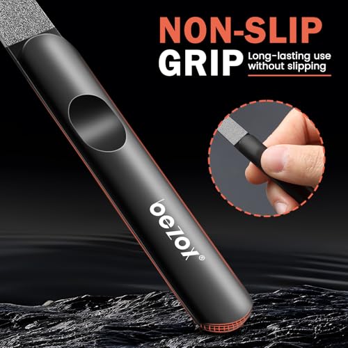 BEZOX Metal Nail File Black Short
