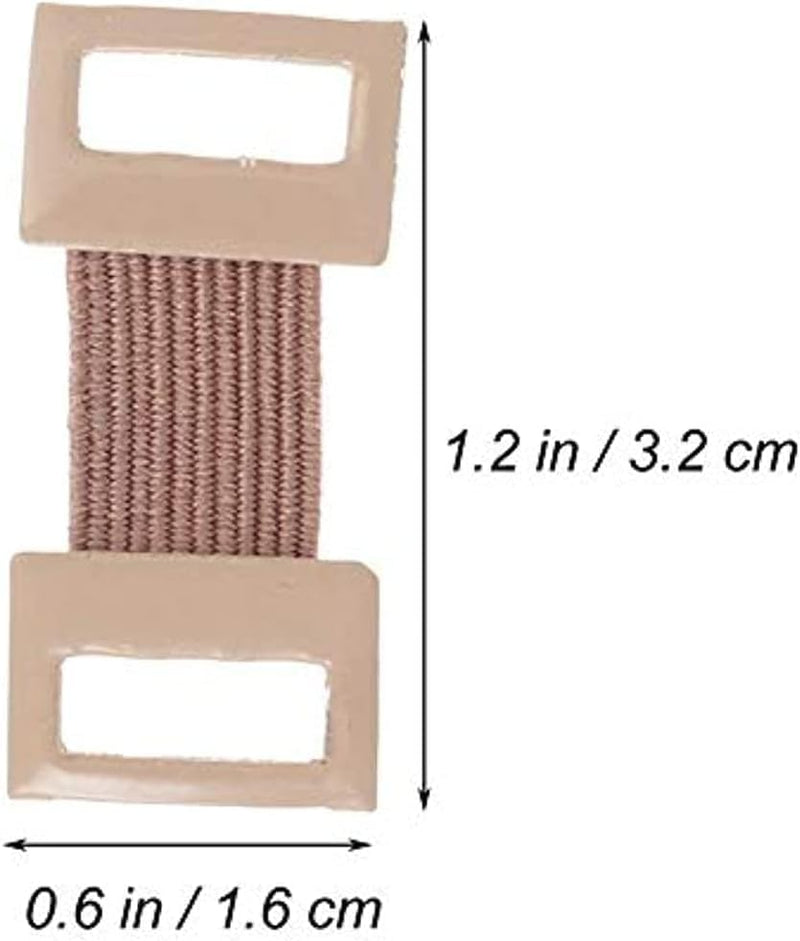 10Pcs Brown Elastic Bandage Clips Adhesive Bandages Bandage Wrap Clips Stretch Metal Clips, Replaceable Wrap Clips for Various Types Bandages and Bandaging Supplies