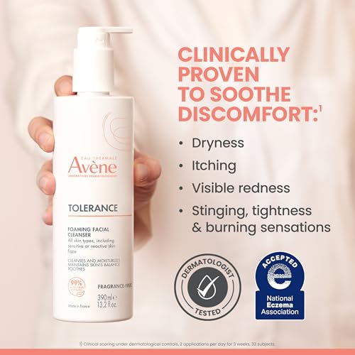 Avène Tolerance Daily Foaming Facial Cleanser