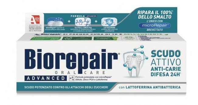 Biorepair Set 2 Advanced Toothpastes 2.5 fl.oz 75ml Tubes