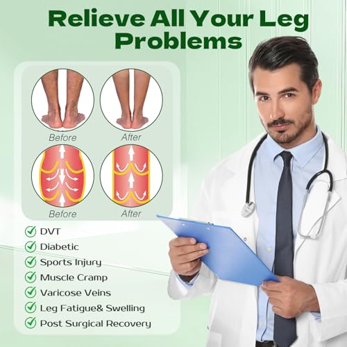 2 Pairs 20-30mmHg Knee High Compression Socks for Women,Closed Toe X-Large Black