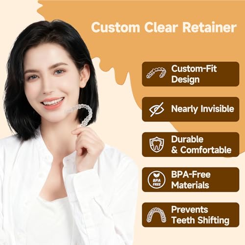 Clear Teeth Retainers (One Upper Retainer) One Upper Retainer