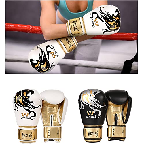 Wesing Boxing Gloves for Women Boxing Training Gloves 10oz Sparring Punching Gloves for Punching Bag, Kickboxing, Muay Thai, MMA Pink