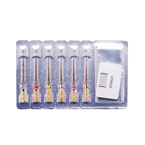 Endodontic Dental Endo Files Rotary NITI Controlled Memory Files X-Pro Gold Taper Tips F1/F2 /F3 /SX /S1 /S2 (Assorted 21MM) Assorted 21MM