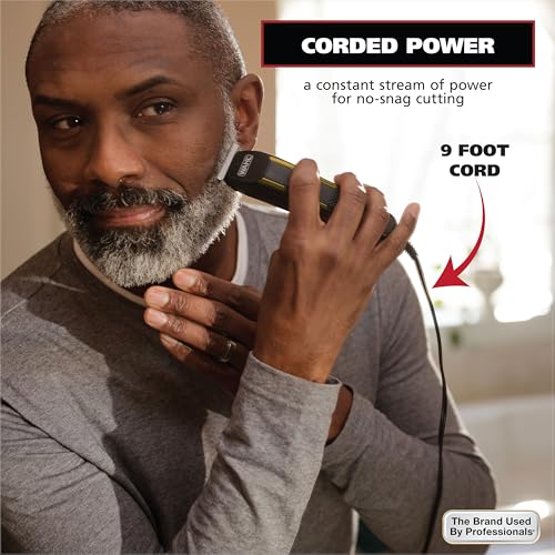 Wahl Edge Pro Bump Free Corded Beard Trimmer & Touch-Up Groomer for Men 1 Count (Pack of 1)