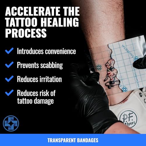 Saniderm - Tattoo Aftercare Bandage Personal Pack - 10.2 in x 2 yd Personal Roll (10 in x 2 yd)