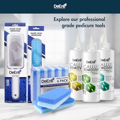 DeEnti Metal Foot Rasp, Stainless Steel Foot Callus Remover Tool for Feet