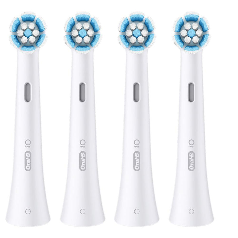 Oral-B iO Series Gentle Care Electric Toothbrush Replacement Brush Heads for an Oral-B Electric Toothbrush, 4 Count, White 1 Count (Pack of 4) - BeesActive Australia