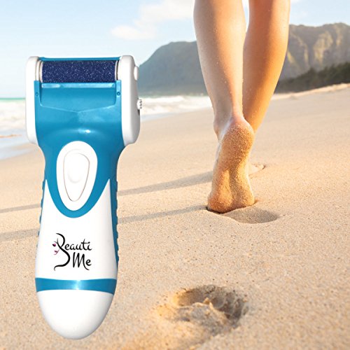 Callus Remover Professional Electronic Pedicure Foot File - Remove Hard Callused Dead and Cracked Skin (Blue) 1 Count (Pack of 1)