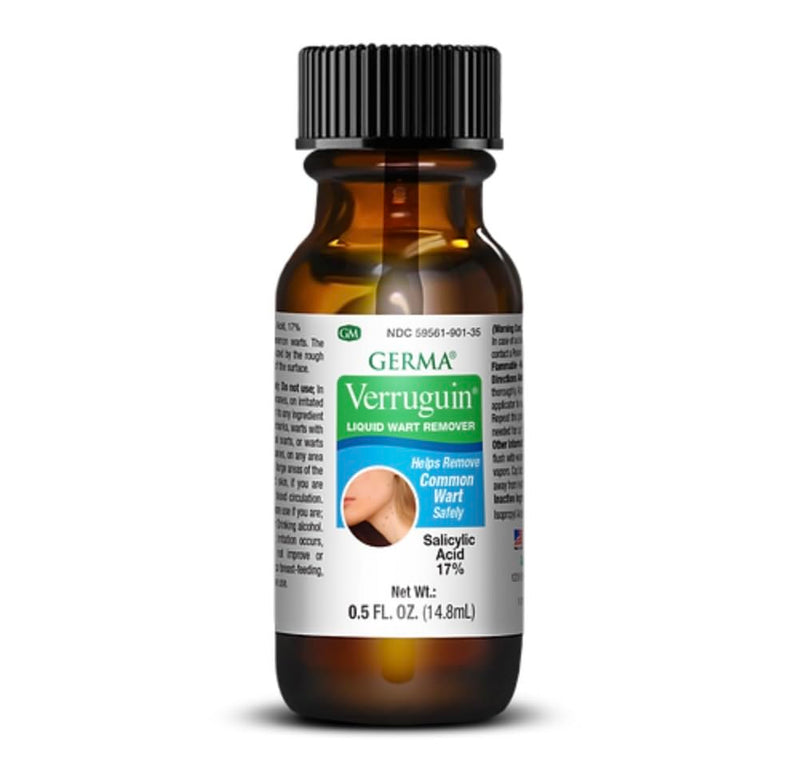 Verruguin Liquid Wart Remover Salicylic Acid 17% Removedor De Verrugas (14.8 mL) - BeesActive Australia
