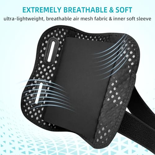 Carpal Tunnel Wrist Brace Night Support - Breathable Hand Brace Black-Right
