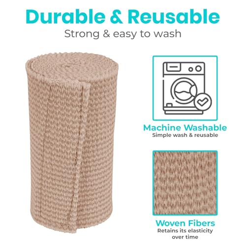 Vive Care Elastic Bandage with Adhesive Closure 6" x5yd - Medical Tape 6 in