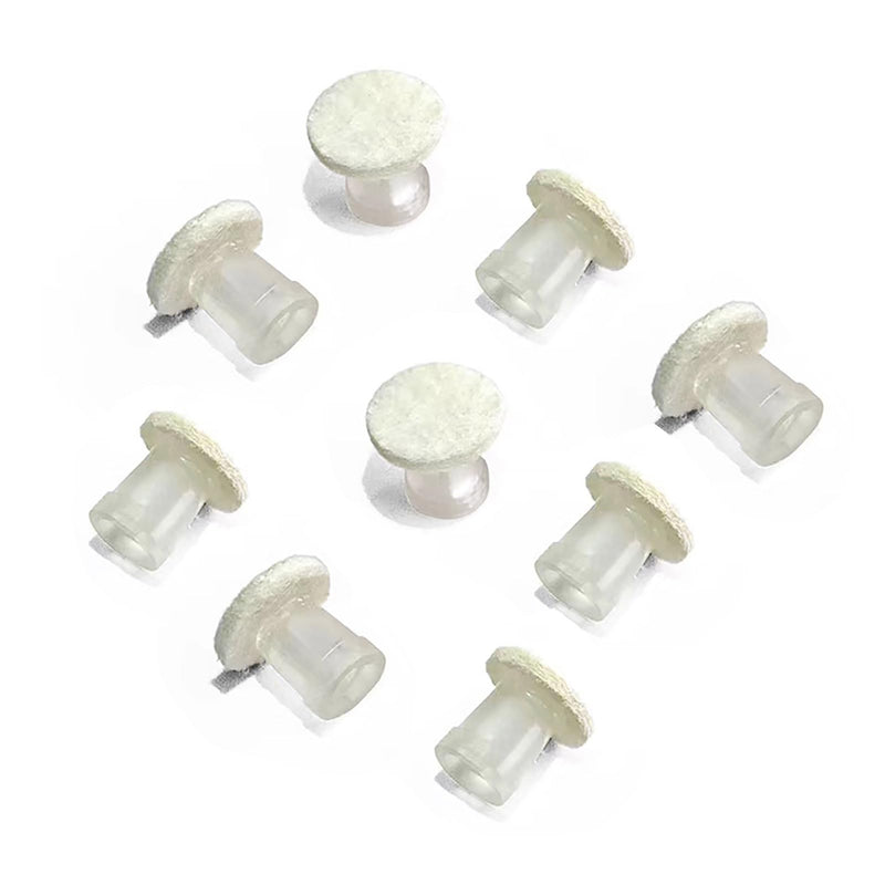 Dental Polishing Paste-Impregnated Disc, Dental Polisher Polishing Wheel Felt Finishing Disc with Mandrel for Tooth Polish Dentistry Tool
