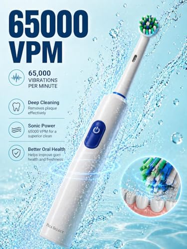 Sonic Electric Toothbrush Rechargeable 5 Modes, IPX7 Waterproof