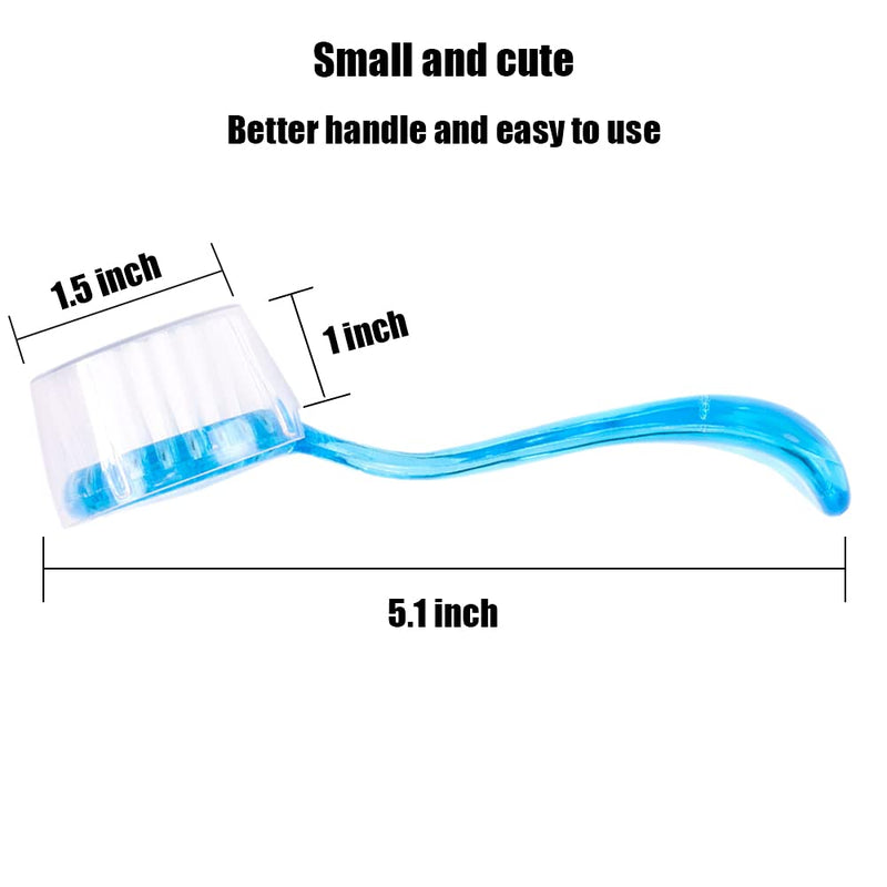 2 Pack Hedgehog Bath Brush, Guinea Pig Massage Combs, Cleaning Supplies, fit Hamster, Ferrets, Rats, Chinchilla - Blue - BeesActive Australia