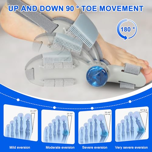 Bunion Corrector for Women & Men ,Adjustable Bunion Splint for Big Toe,1PCS Gray Single