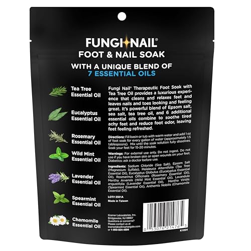 Fungi-Nail Foot & Nail Soak, Tea Tree Oil Foot Soak, 1 Pound