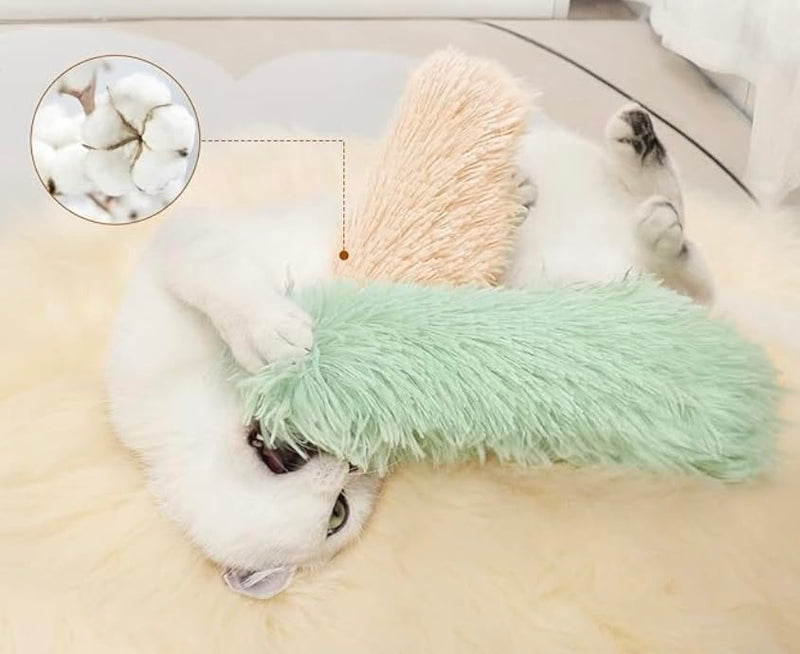 Pet Toys Cat Catnip 2 Pack Toys for Indoor Cat Pillow Interactive Teething Toys for Small Cats Chasing Chewing Exercising