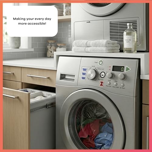 24 Tactile Stickers for Washing Machine & Dryer - Marking Aid for Blind & Visually Impaired - Water & Steam Resistant - Unique Laundry Symbols - Premium Quality
