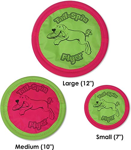 Chuckit! Petmate Booda Tail-Spin Flyer Floating Dog Frisbee, Multi, 10-Inch - BeesActive Australia