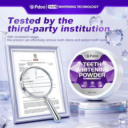 Purple Teeth Whitening Pack - Whitening Strips & Whitening Powder