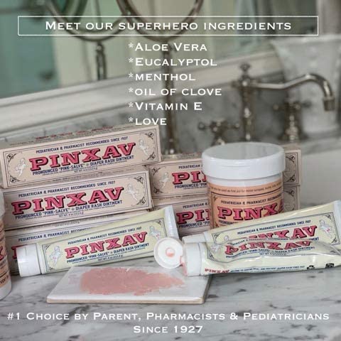 PINXAV Healing Cream, Fast Relief for Diaper Rash, Eczema, Chafing, Bed Sores, Acne, and Minor Cuts and Burns (16 OZ) - BeesActive Australia