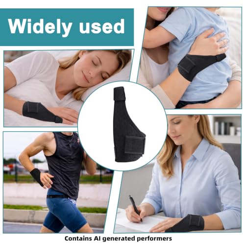 1PCS Pinky Finger Splint, Hand Splints for Straightening Fingers, Pinky Finger Brace, Pinky Splint for Arthritis, Tendonitis, Metacarpal Support, Adjustable Splint for Pinky Finger(Black)(Right) Right