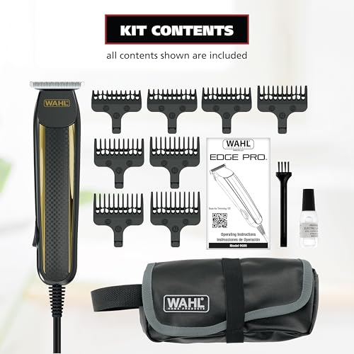 Wahl Edge Pro Bump Free Corded Beard Trimmer & Touch-Up Groomer for Men 1 Count (Pack of 1)