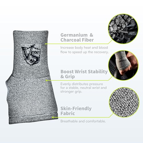Vital Salveo - Elastic Wrist Compression Sleeve (1PC) - S Small