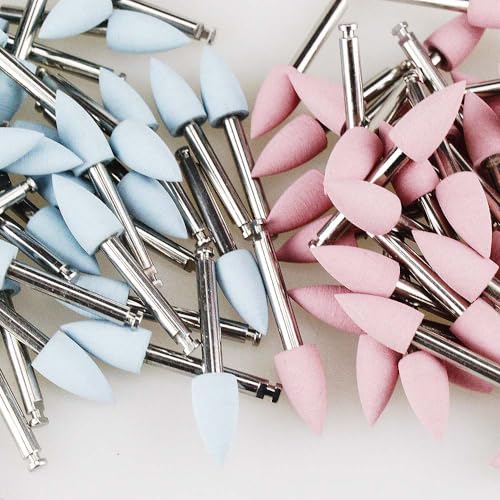 30pcs Rubber Composite Polishing Burs Kit Resin 2.35mm Shank